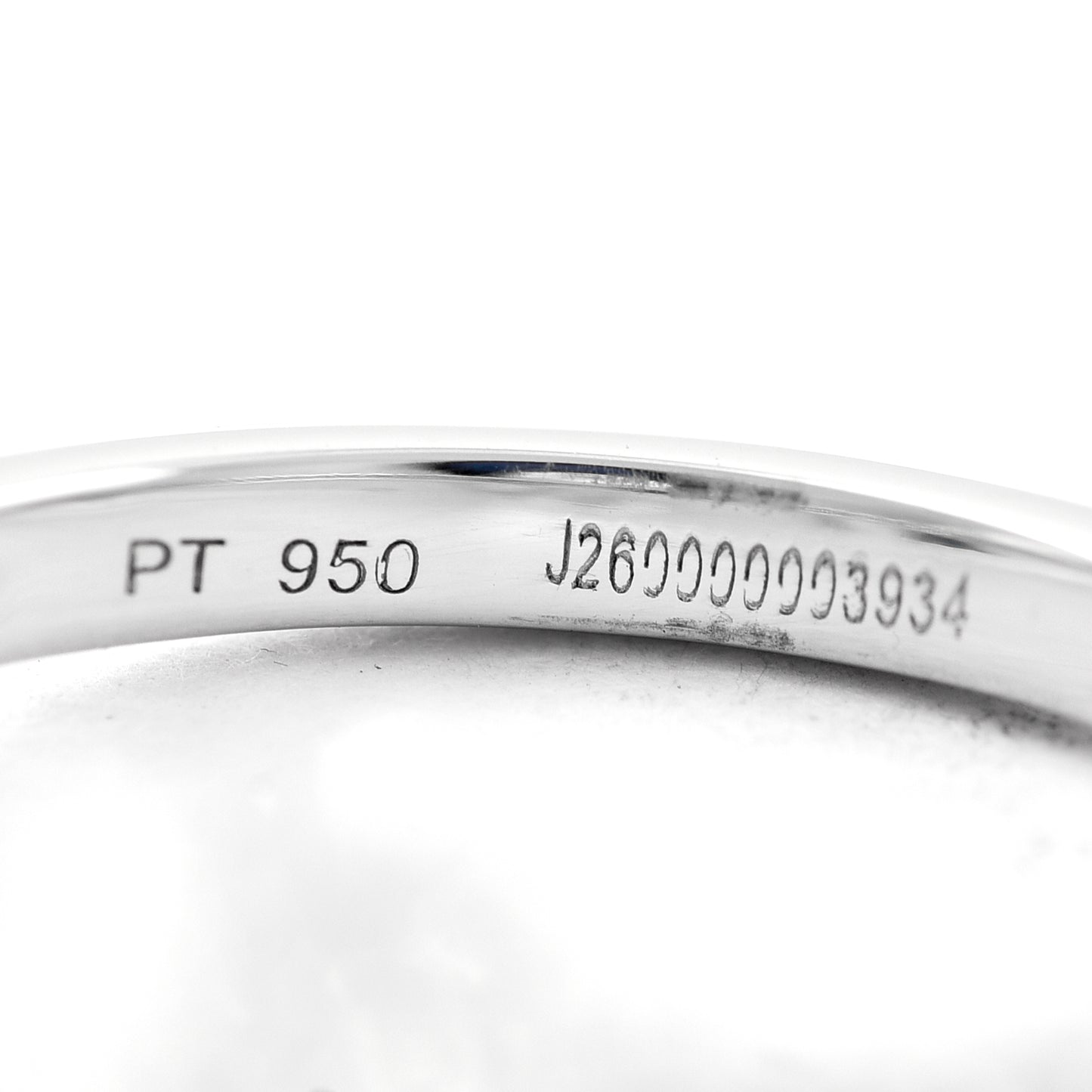 3.93 Carats Lab Grown Diamond 950 Platinum Ring