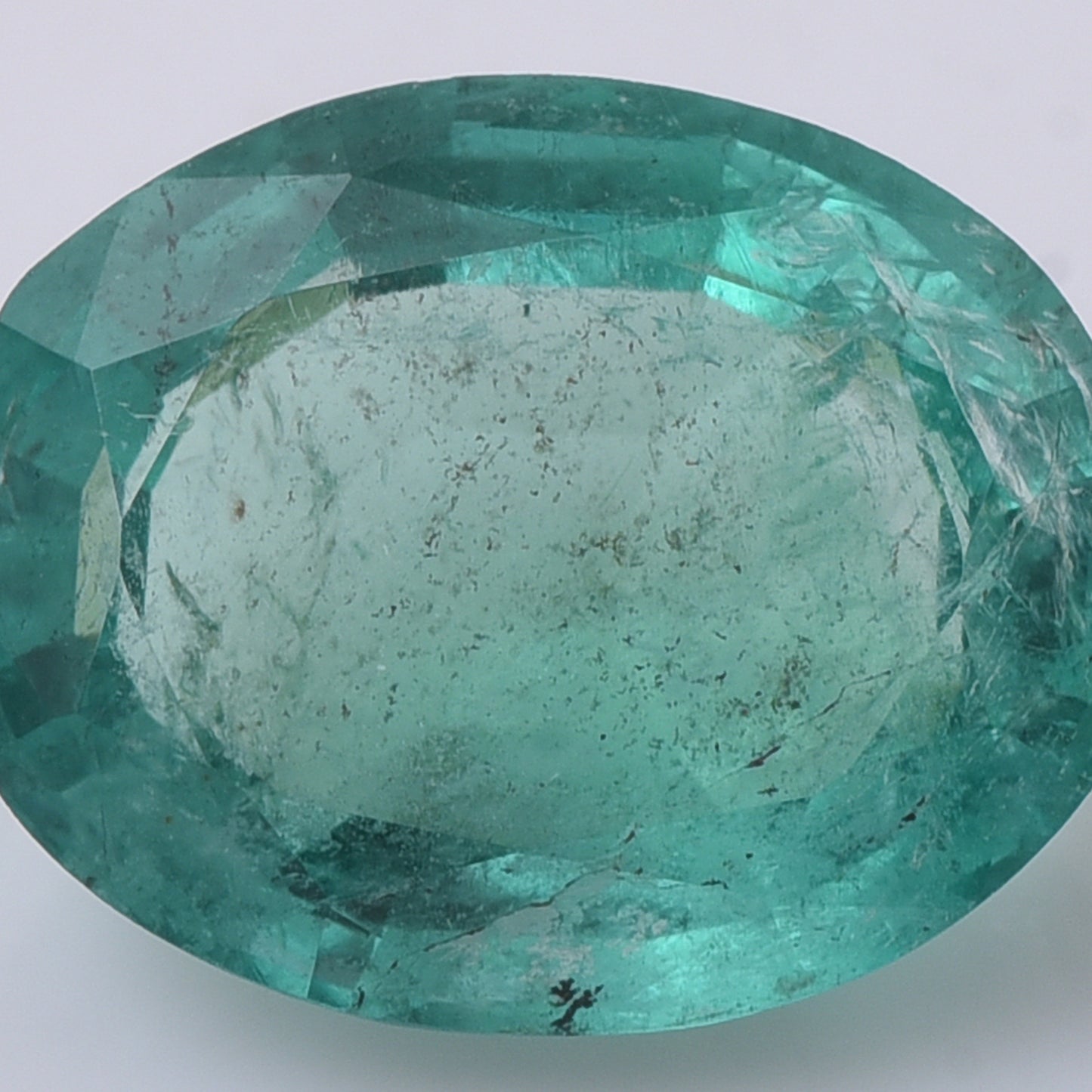 2.99 Natural Beryl Emerald Oval Mixed Cut Gemstone