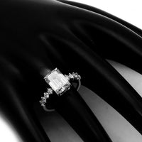 3.50 Carats Lab Grown Diamond 14K Gold Ring