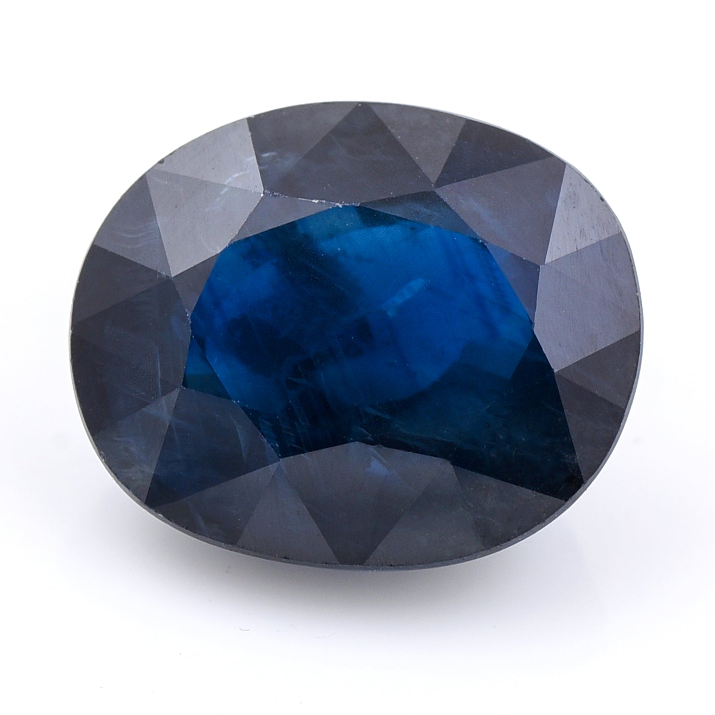 11.31 Natural Corundum Sapphire Oval Mixed Cut Gemstone