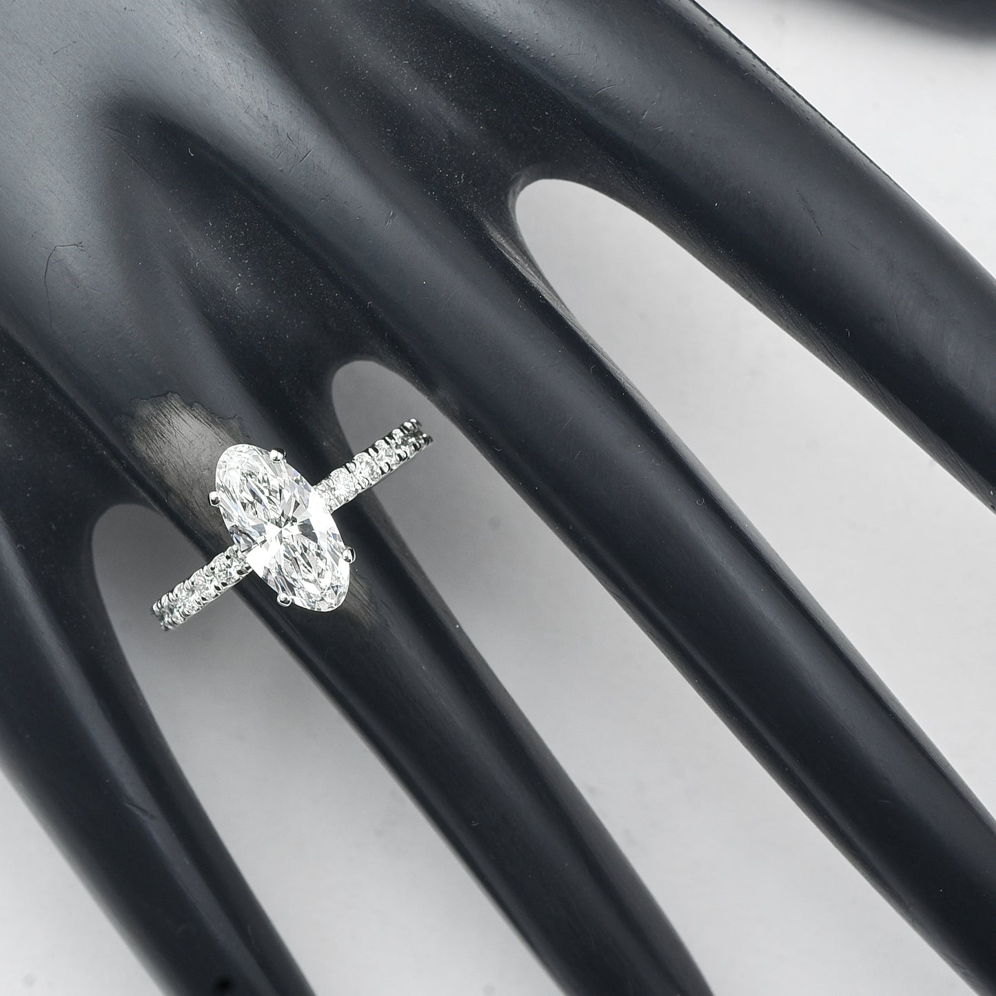 1.90 Carats Lab Grown Diamond 950 Platinum Ring
