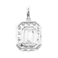 2.44 Carats Lab Grown Diamond 14K Gold Pendant