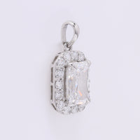 2.51 Carats Lab Grown Diamond 950 Platinum Pendant