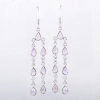 9.55 Ct Amethyst 925 Sterling Silver Earrings