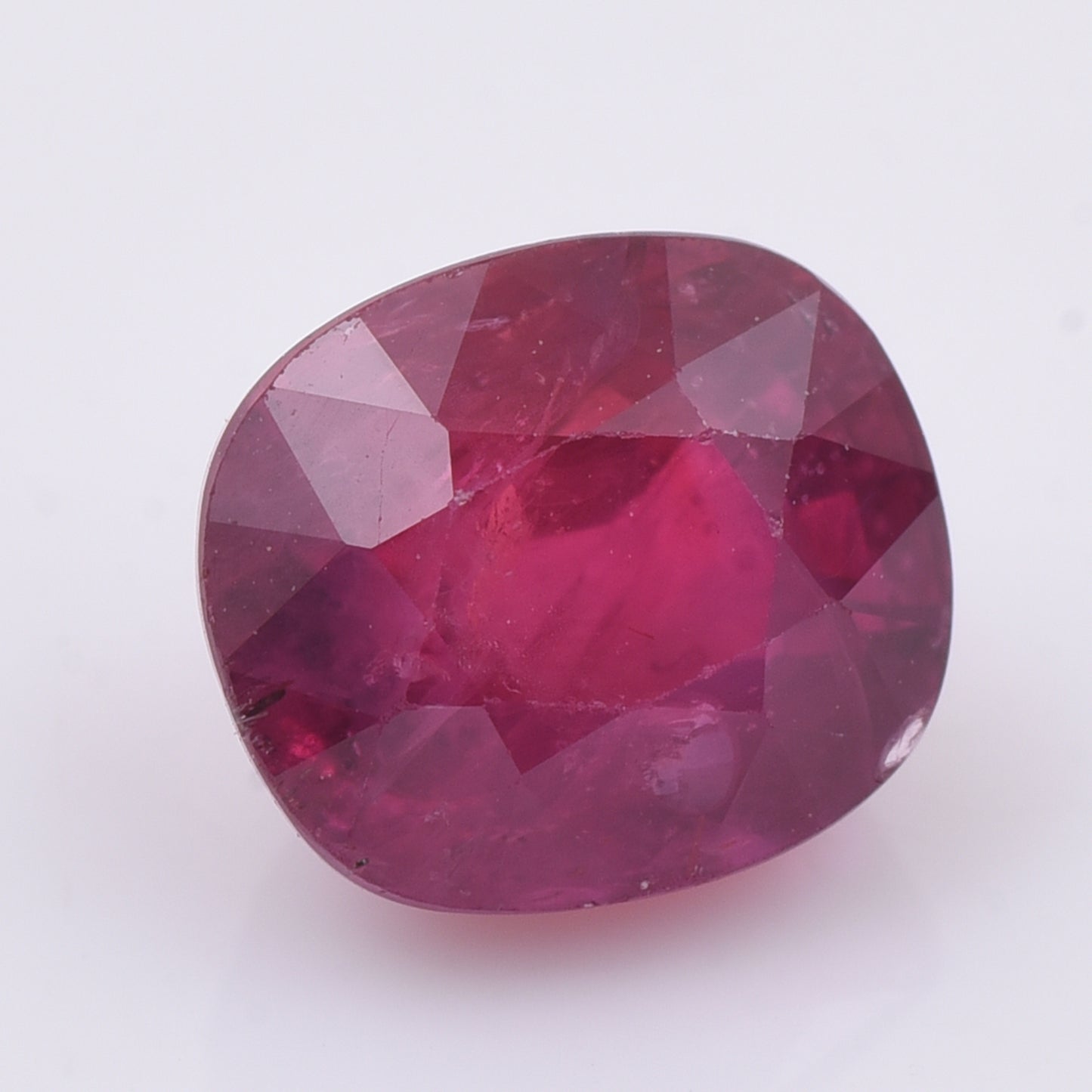 2.66 Natural Corundum Ruby Rectangular Cushion Mixed Cut Gemstone