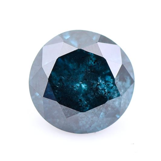 0.26 Blue Diamond Round Loose Diamond