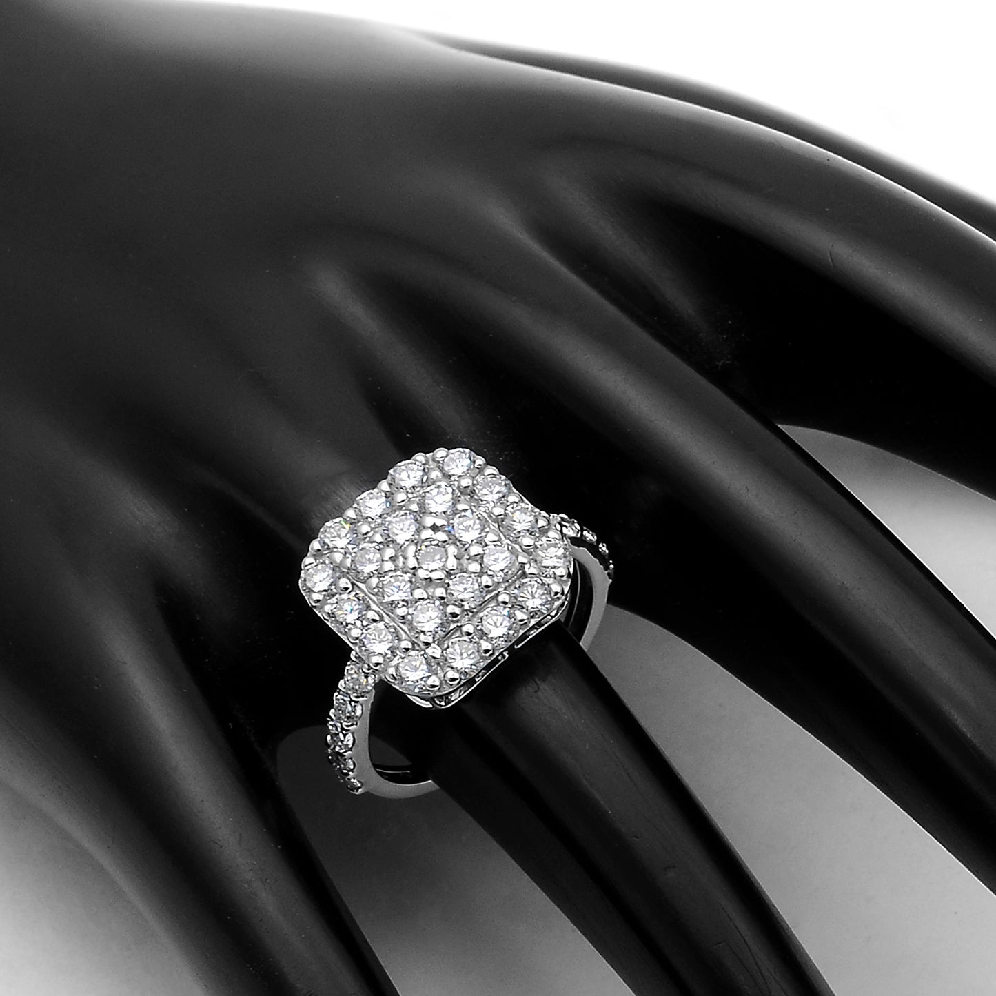 2.17 Carats Lab Grown Diamond 14K Gold Ring