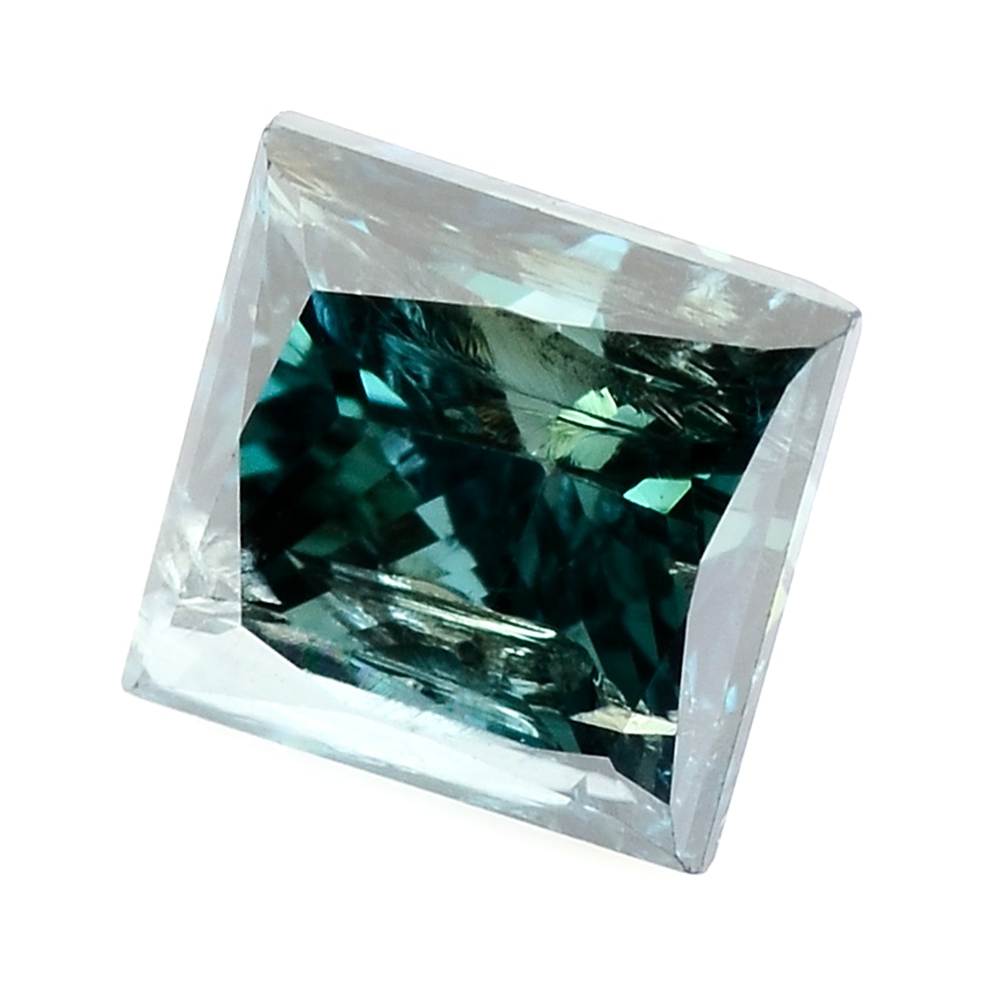 0.33 Blue Diamond Sqaure Loose Gemstone