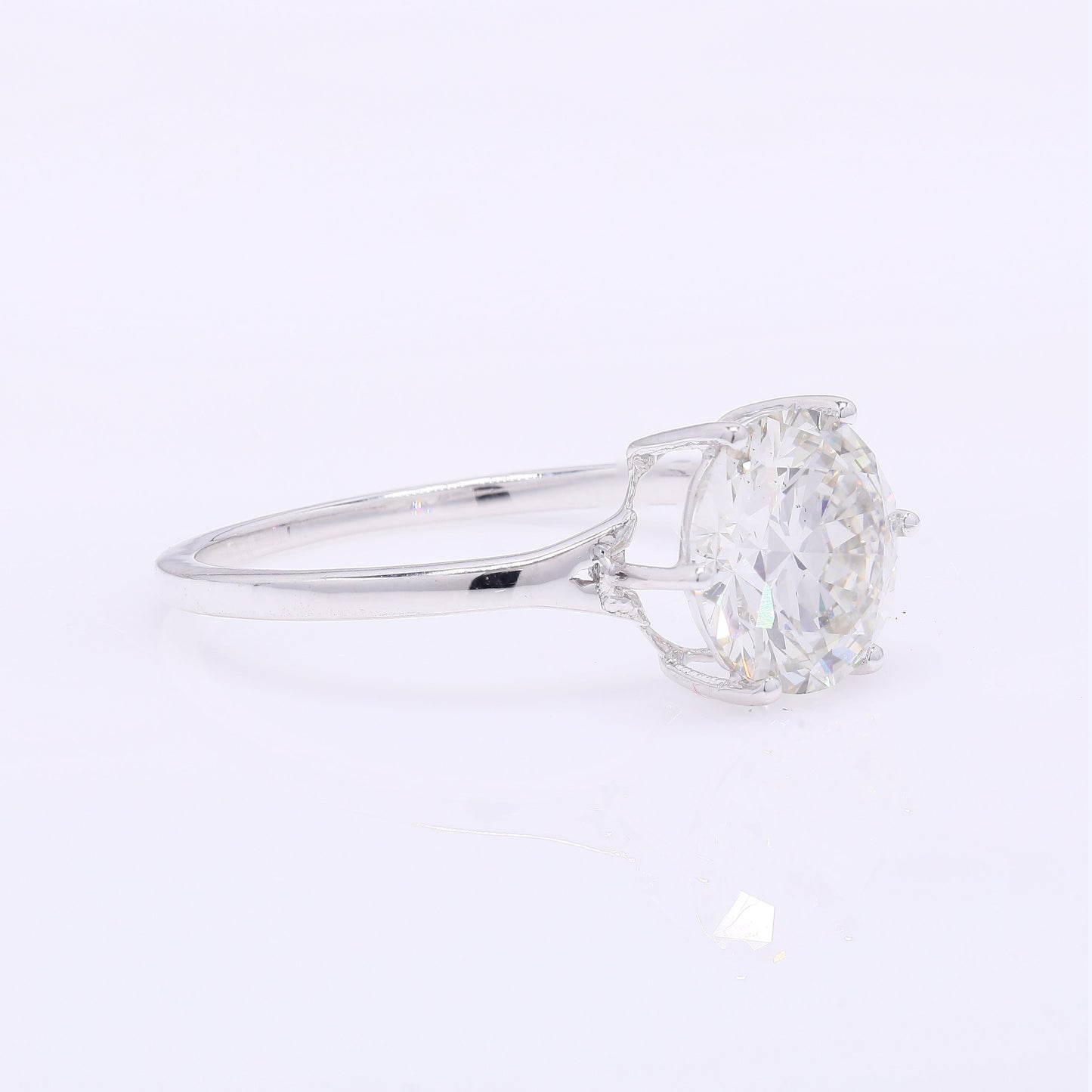 2.05 Carats Lab Grown Diamond 14K Gold Ring