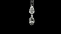 3.63 Carats Lab Grown Diamond 14K Gold Pendant