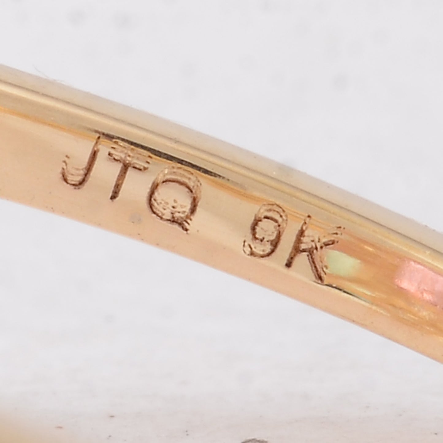 3.22 Ct Octagon Pink Topaz 9K Gold Ring