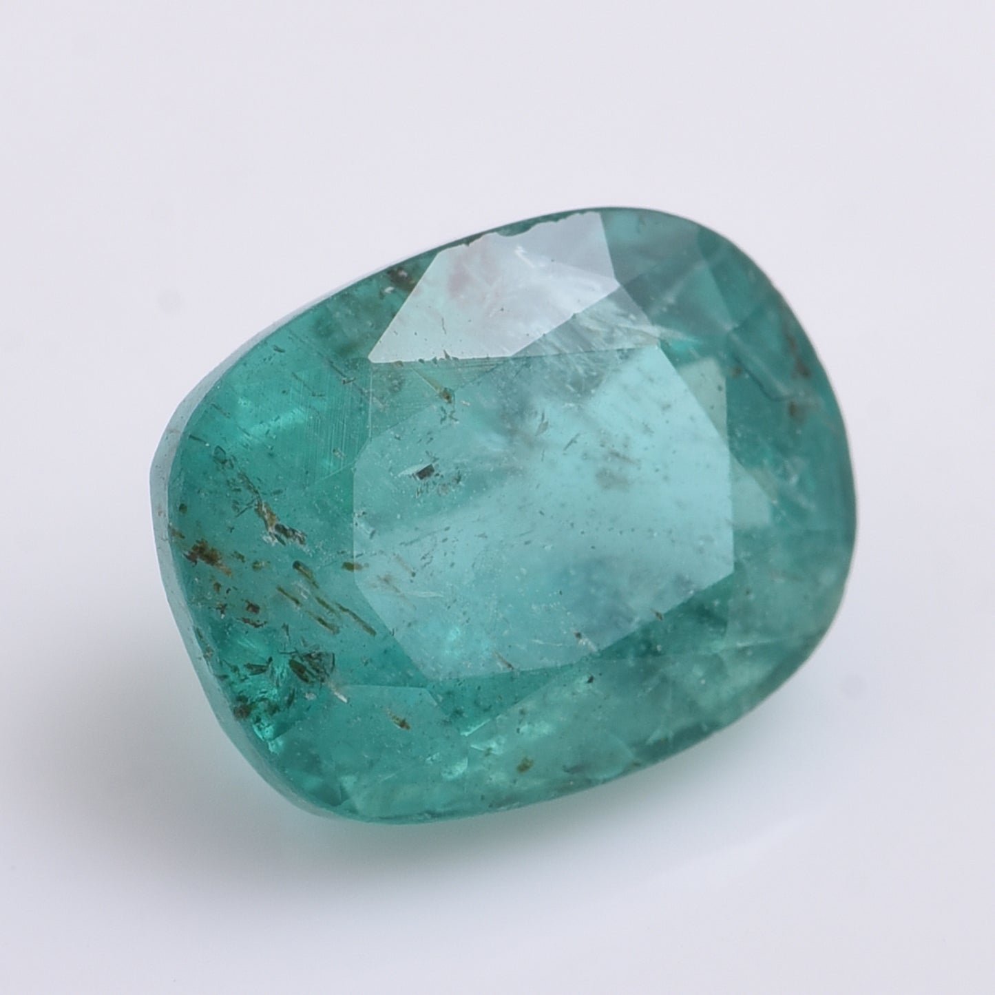 3.07 Natural Beryl Emerald Rectangular Cushion Mixed Cut Gemstone