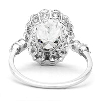 3.17 Carats Lab Grown Diamond 14K Gold Ring