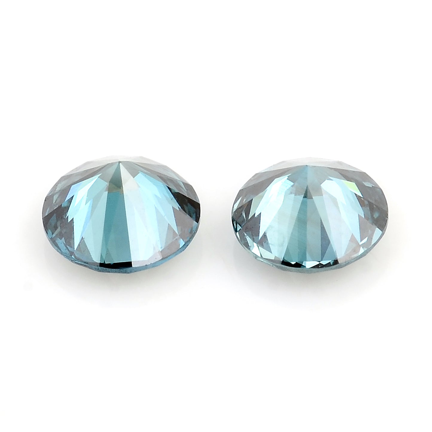 0.42 Blue Diamond Round Loose Gemstone