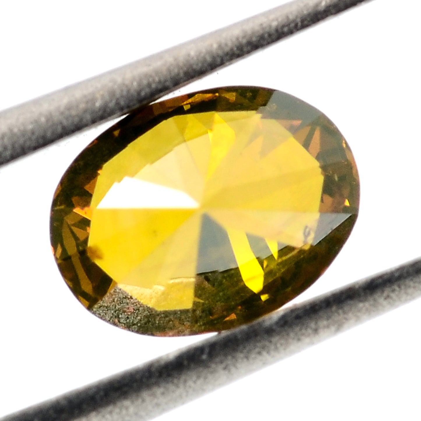 0.31 Carat Red Diamond Oval Loose Gemstone