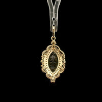 2.61 Ct Marquise Tourmaline 14K Gold Pendant
