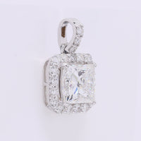 2.42 Carats Lab Grown Diamond 14K Gold Pendant