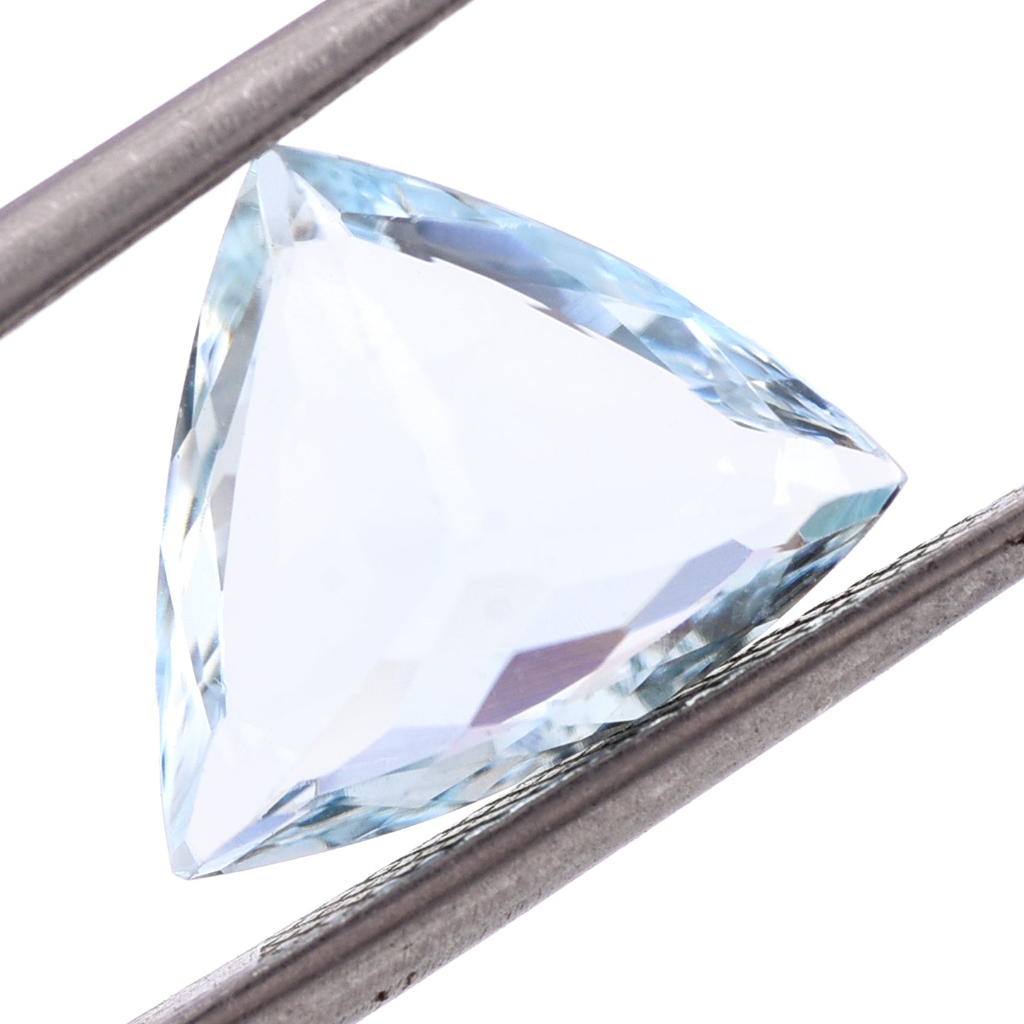 3.13 Natural Beryl Aquamarine Triangular Mixed Cut Gemstone