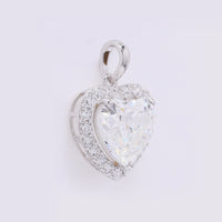 3.43 Carats Lab Grown Diamond 14K Gold Pendant