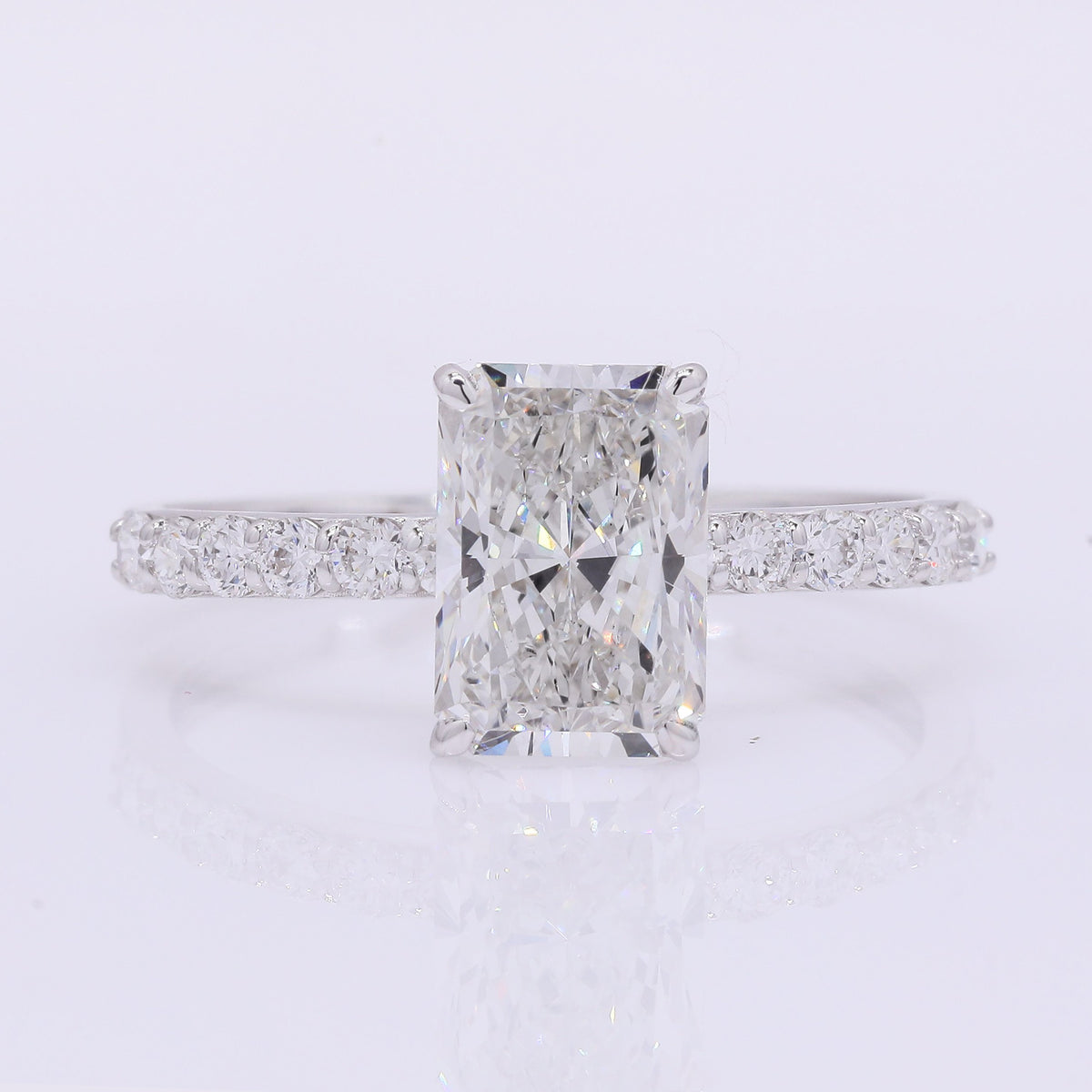 2.18 Carats Lab Grown Diamond 14K Gold Ring