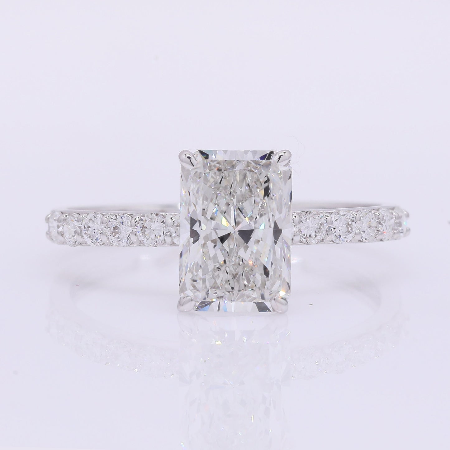 2.18 Carats Lab Grown Diamond 14K Gold Ring