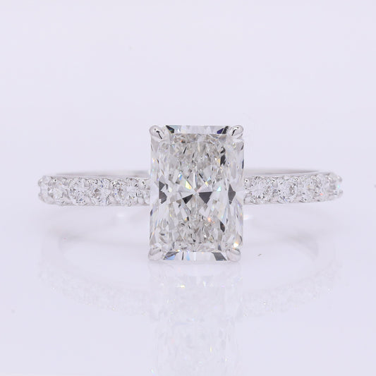 2.18 Carats Lab Grown Diamond 14K Gold Ring