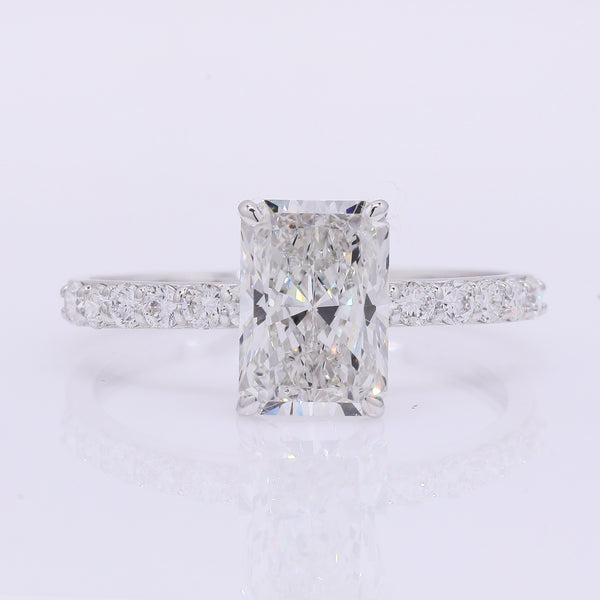 2.18 Carats Lab Grown Diamond 14K Gold Ring