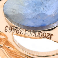 1.20 Ct Oval Natural Sapphire 14K Gold Pendant