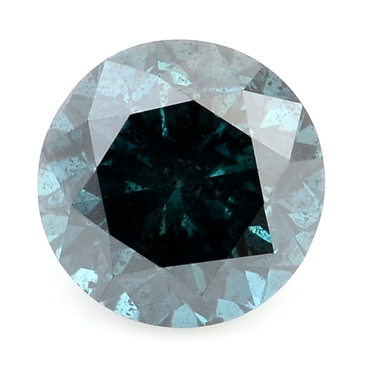 0.47 Blue Diamond Round Loose Gemstone