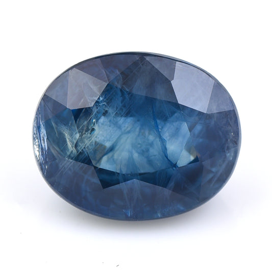 6.64 Natural Corundum Sapphire Oval Mixed Cut Gemstone