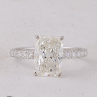 3.38 Carats Lab Grown Diamond 14K Gold Ring