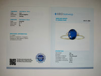 1.75 Ct Oval Natural Sapphire 14K Gold Ring