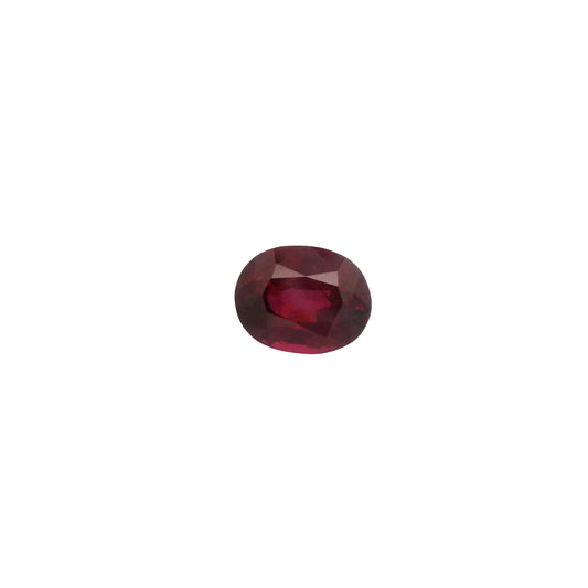 3.29 Rhodolite Oval Gemstone