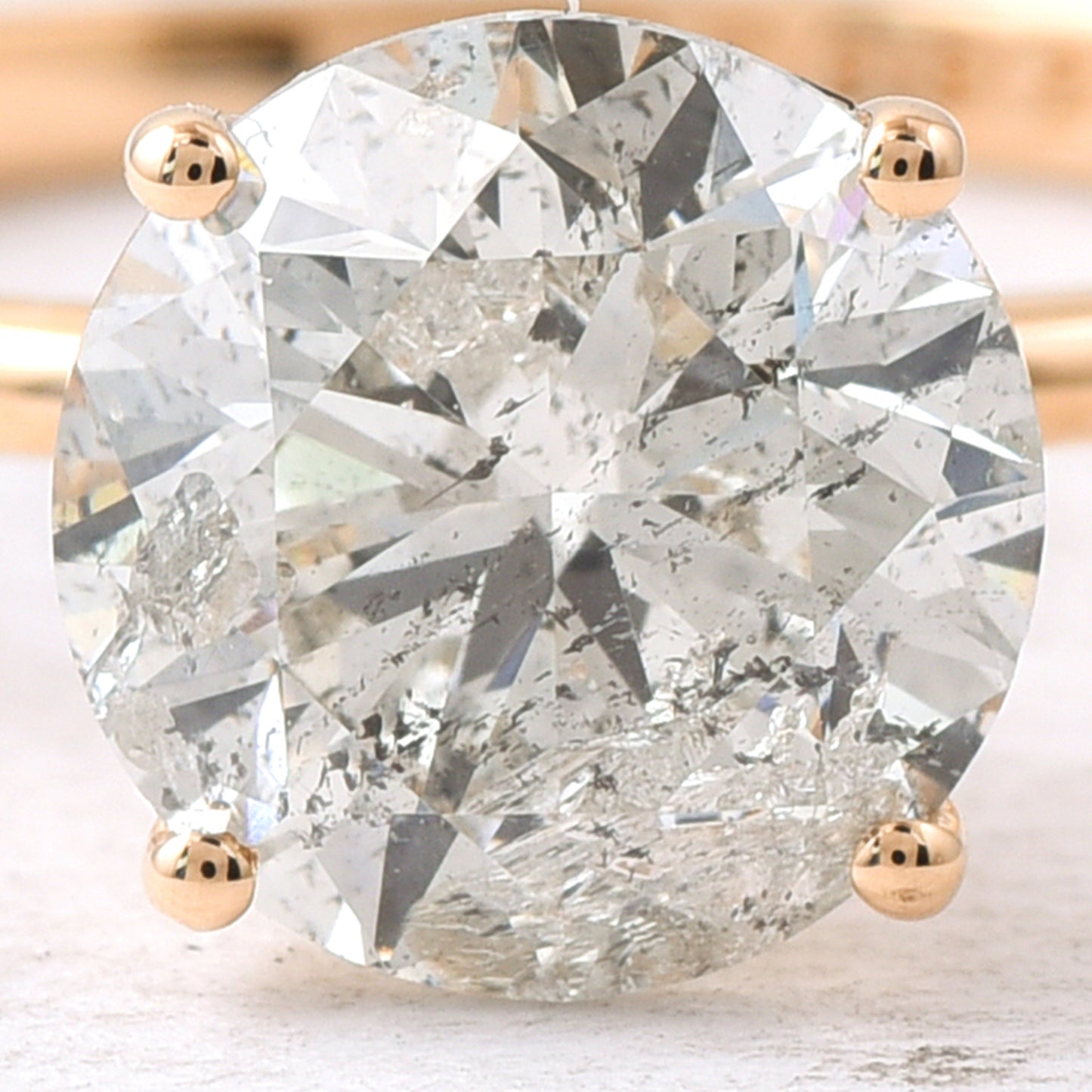 2.00 Ct Round Diamond 14K Gold Ring
