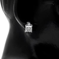 3.45 Carats Lab Grown Diamond 14K Gold Earrings