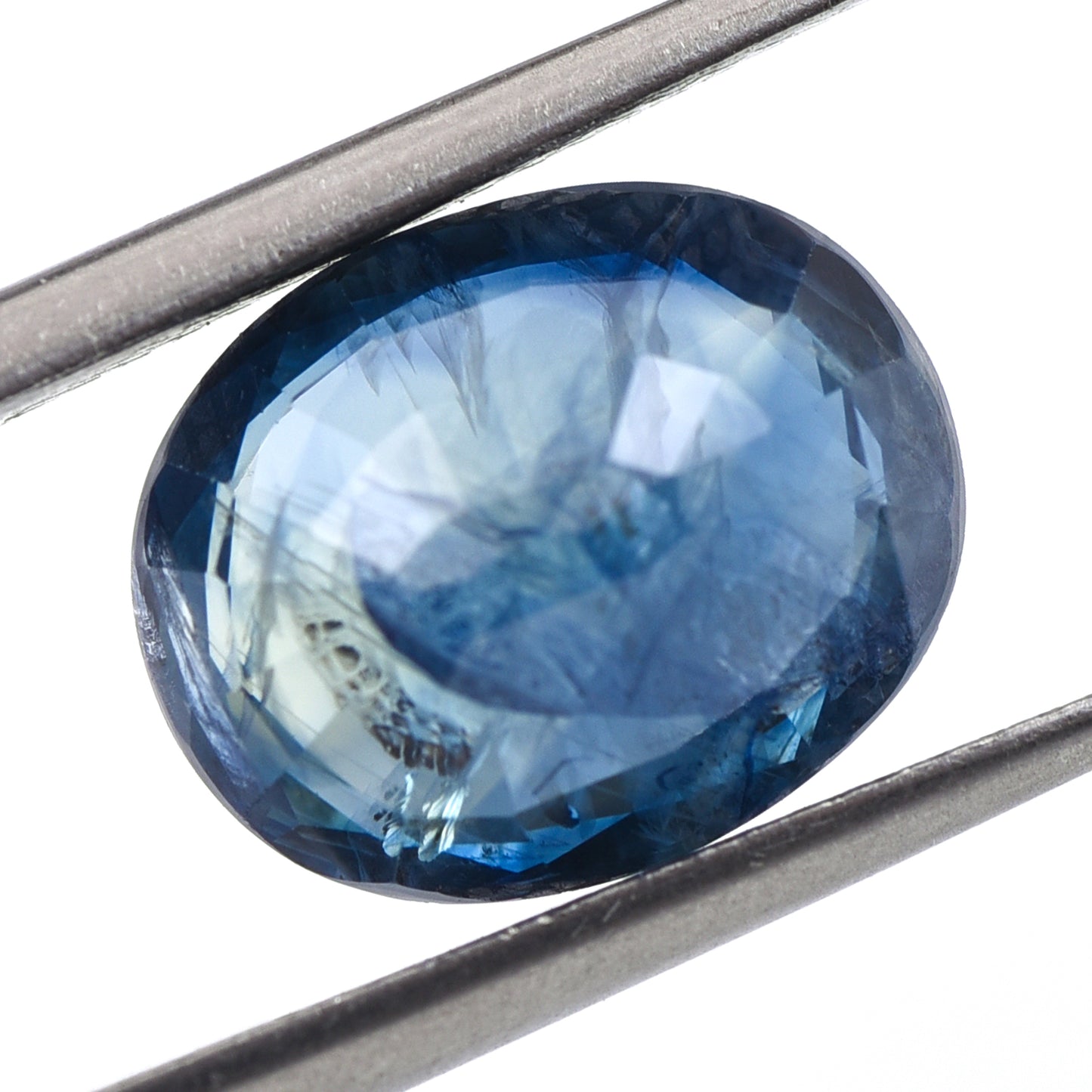 6.64 Natural Corundum Sapphire Oval Mixed Cut Gemstone