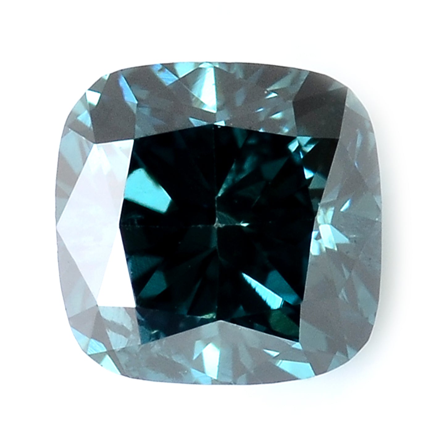 0.31 Carat Blue Diamond Cushion Loose Gemstone