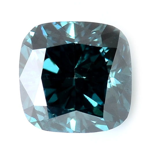 0.31 Carat Blue Diamond Cushion Loose Gemstone