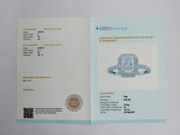 2.21 Carats Lab Grown Diamond 14K Gold Ring