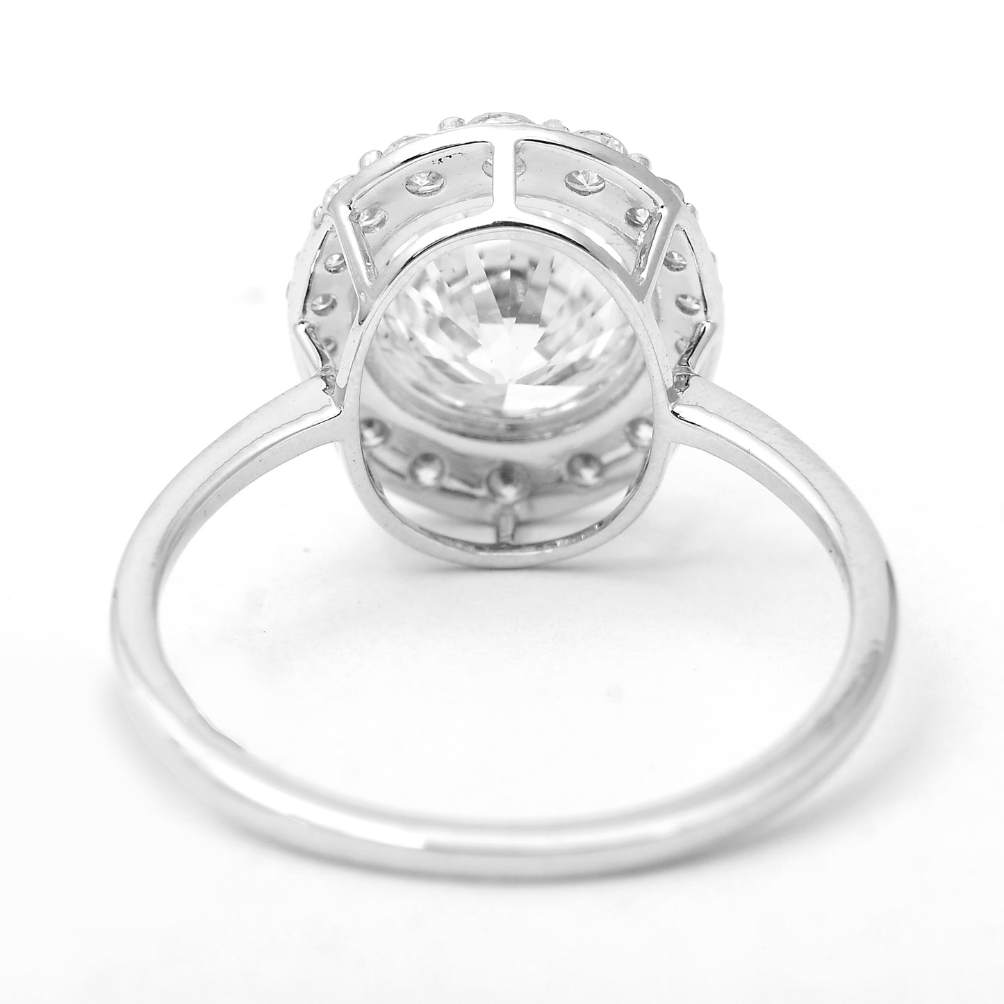 2.59 Carats Lab Grown Diamond 14K Gold Ring