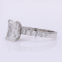 2.33 Carats Lab Grown Diamond 950 Platinum Ring