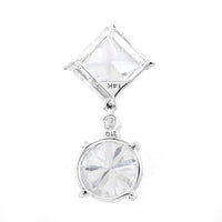 3.54 Carats Lab Grown Diamond 14K Gold Pendant