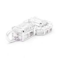 3.47 Carats Lab Grown Diamond 14K Gold Pendant