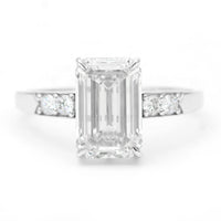 3.30 Carats Lab Grown Diamond 14K Gold Ring