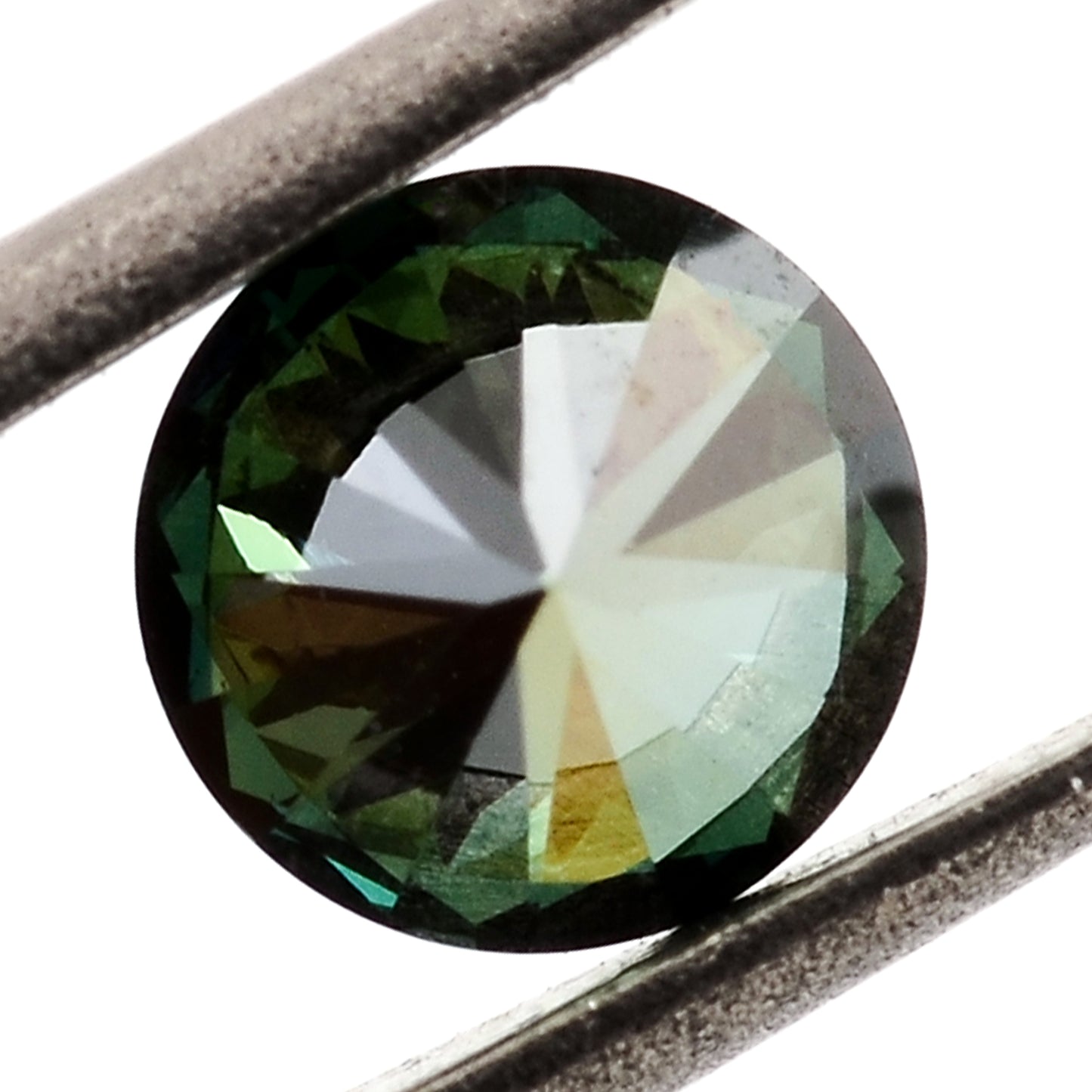 0.73 Green Diamond Round Loose Gemstone