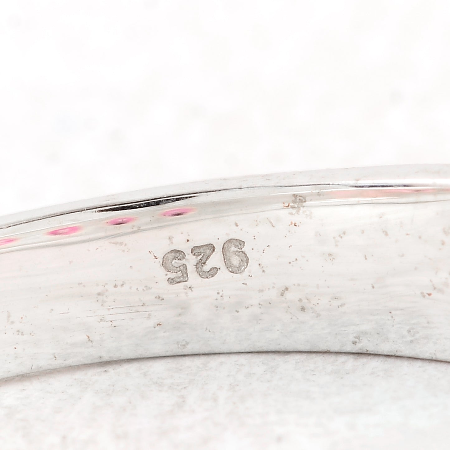 1.45 Ct Round Pink Topaz 925 Sterling Silver Ring