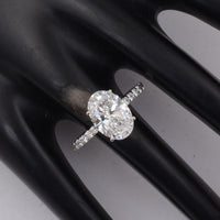 3.40 Carats Lab Grown Diamond 14K Gold Ring