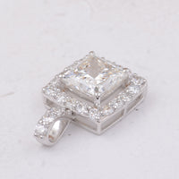 2.56 Carats Lab Grown Diamond 14K Gold Pendant