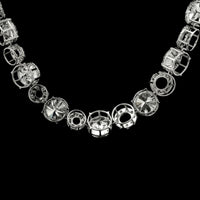 68.44 Ct Round Lab Grown Diamond 14K Gold Necklace