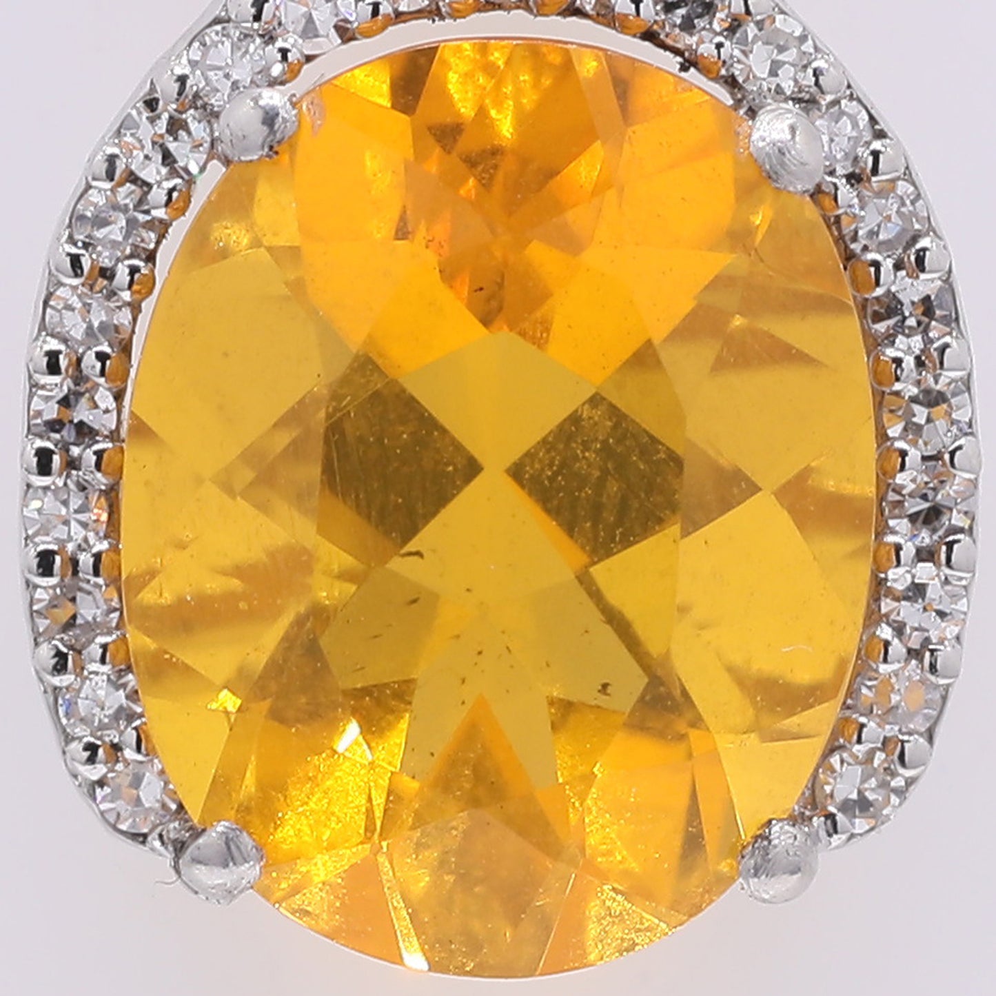 1.85 Ct Oval Mixed Cut Natural Fire Opal 950 Platinum Pendant
